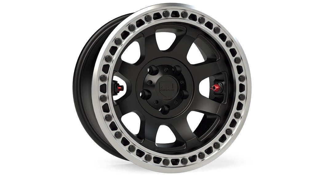 Olympus Beadlock Off-Road Wheel 5x5 Inch -12mm Metallic Black TeraFlex