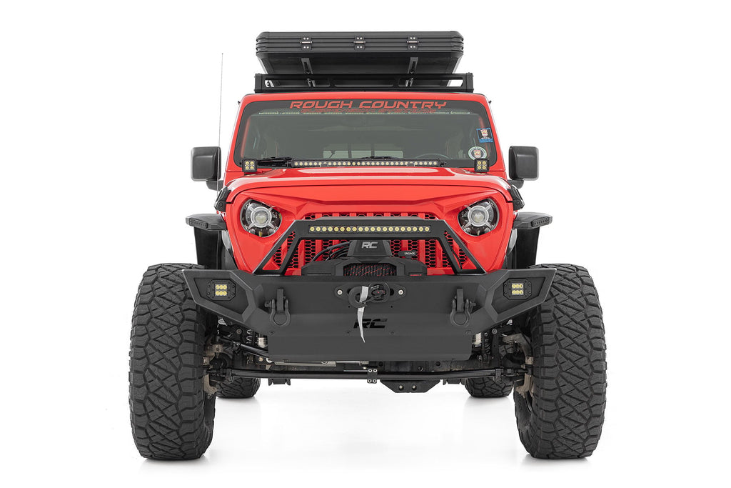 Front Winch Bumper 9500S Jeep Gladiator JT/Wrangler JK & JL/Wrangler Unlimited 4WD Rough Country