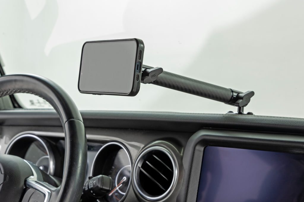 Dash Mount 8 Inch Mount Kit Jeep Gladiator JT/Wrangler JL 4WD (2018-2026) Rough Country