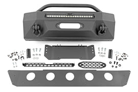 Front Bumper Hybrid 20 Inch Black LED Amber Toyota 4Runner 2WD/4WD (14-24) Rough Country