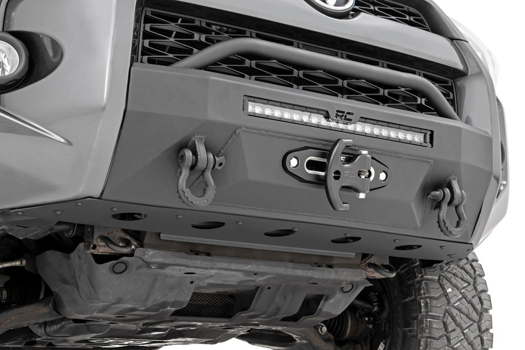 Front Bumper Hybrid 20 Inch Black LED Amber Toyota 4Runner 2WD/4WD (14-24) Rough Country