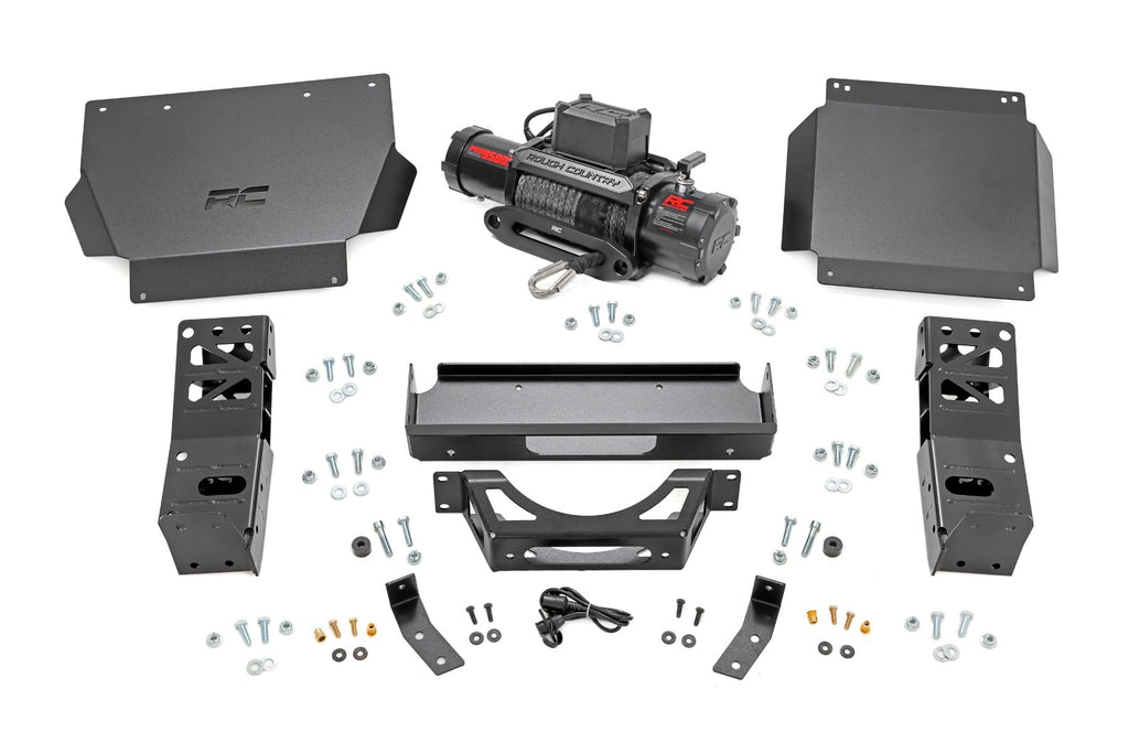 Hidden Winch Mount PRO9500S Toyota Tacoma 4WD (2024-2026) Rough Country