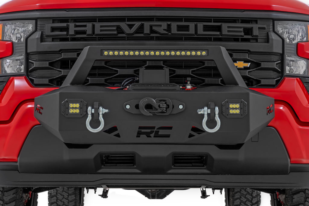 EXO Winch Mount Kit Chevy Silverado 1500 2WD/4WD (2022-2026) Rough Country