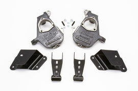 McGaughy's 2/4 Inch Spindle Lowering Kit 1999-2006 Silverado/Sierra 1500 2WD/4WD Short Bed with T-Style Spindles