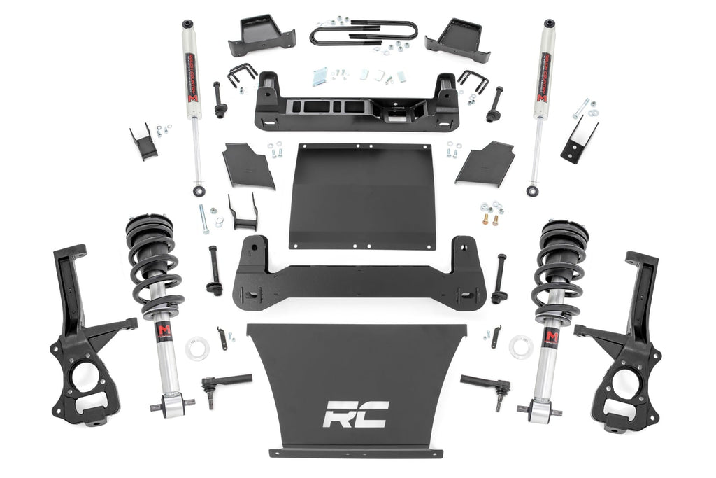 6 Inch Lift Kit M1 Struts/M1 Chevy Silverado 1500 4WD (2025-2026) Rough Country