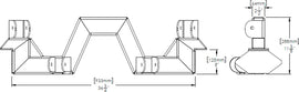Trail-Link Four Rear Link Suspension Kit OEM Axle For 79-95 Toyota Pickup Trail Gear