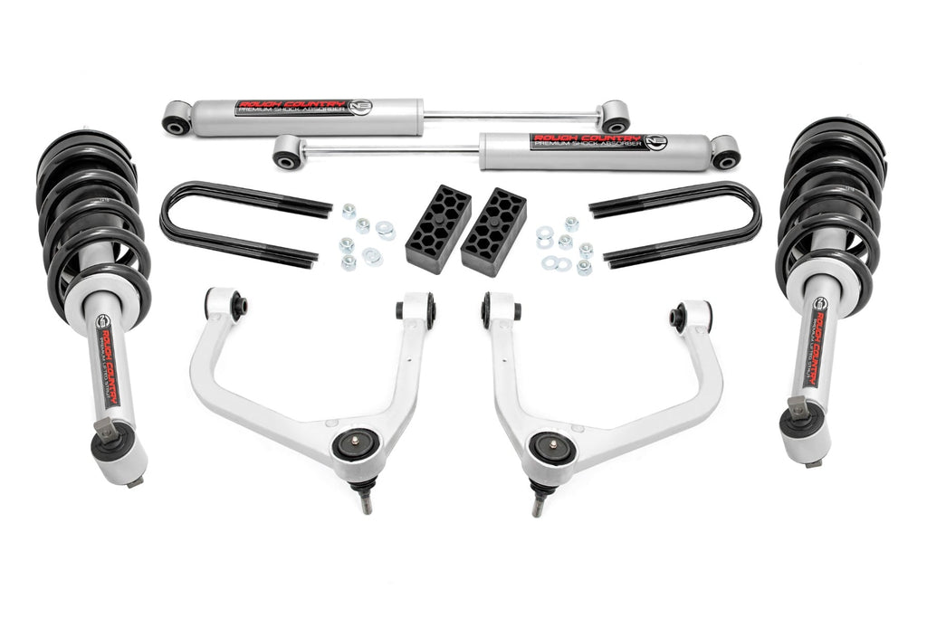 3.5 Inch Lift Kit N3 Struts Chevy Silverado 1500 2WD/4WD (2025-2026) Rough Country