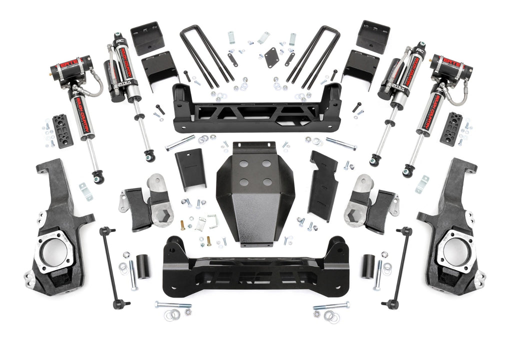 5 Inch Lift Kit NTD Vertex Shocks w/ Overloads Silverado/Sierra 2500HD/3500HD (20-26) Rough Country