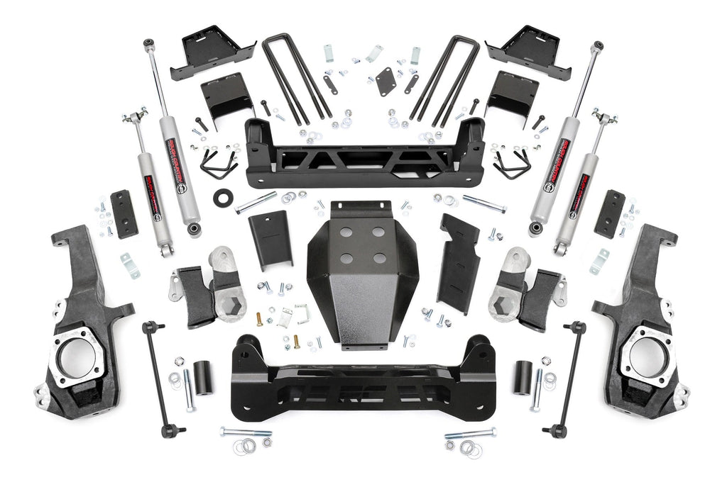 7 Inch Lift Kit NTD w/ Overloads Silverado/Sierra 2500HD/3500HD (20-26) Rough Country