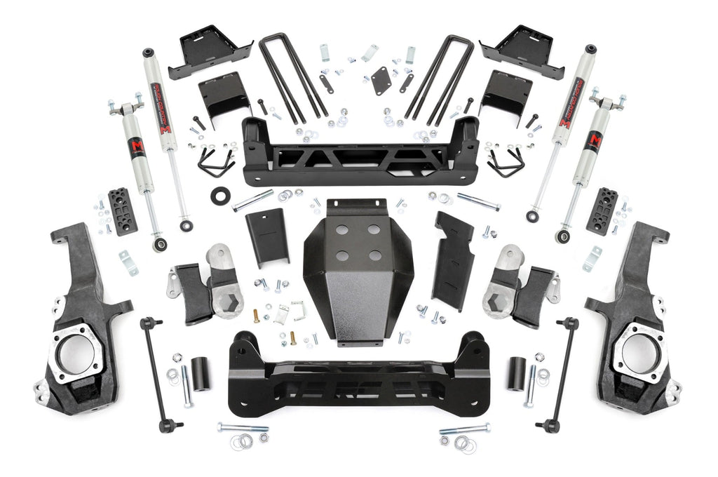 7 Inch Lift Kit NTD M1 w/ Overloads Silverado/Sierra 2500HD/3500HD (20-26) Rough Country