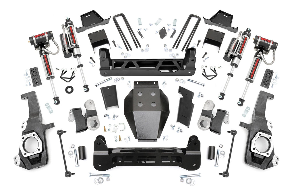 7 Inch Lift Kit NTD Vertex Shocks w/ Overloads Silverado/Sierra 2500HD/3500HD (20-26) Rough Country
