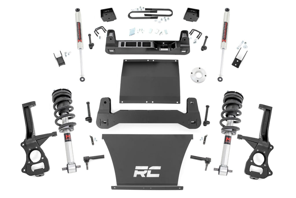 6 Inch Lift Kit Mono Leaf Rear M1 Struts/M1 Chevy Silverado 1500 2WD (25-26) Rough Country