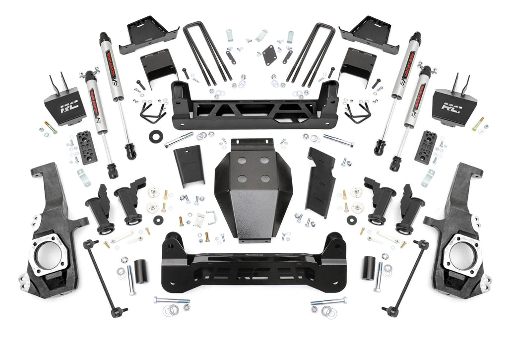 7 Inch Lift Kit Torsion Drop V2 Silverado/Sierra 2500HD/3500HD (20-26) Rough Country