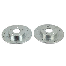 Cargar imagen en el visor de la galería, Power Stop 14-18 Mazda 6 Rear Evolution Drilled &amp; Slotted Rotors - Pair