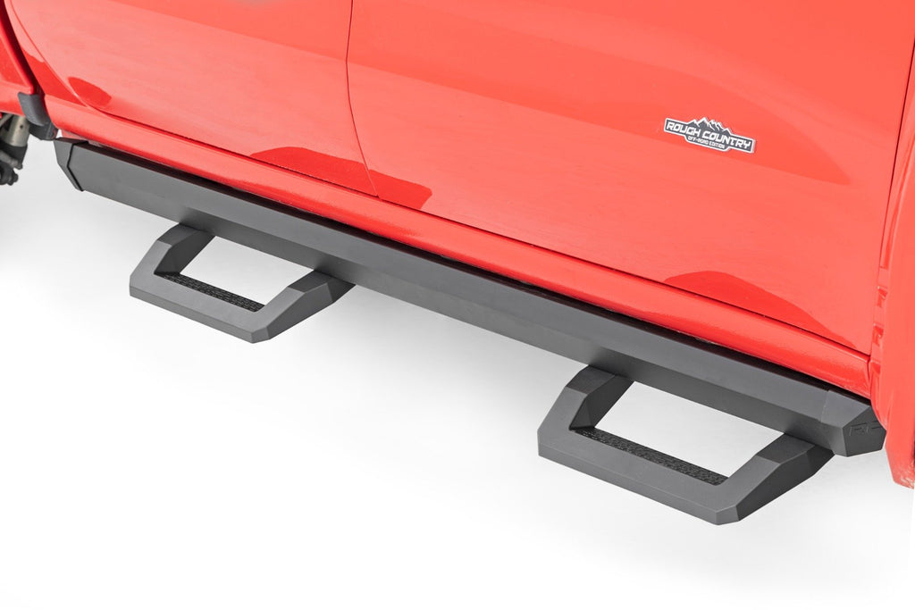 SR2 Adjustable Aluminum Steps Crew Cab 19-22 Chevy/GMC 1500/2500HD Rough Country