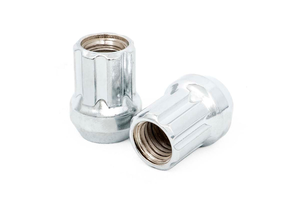 M12 x 1.5 Lug Nut Set of 24 Chrome Open End Rough Country