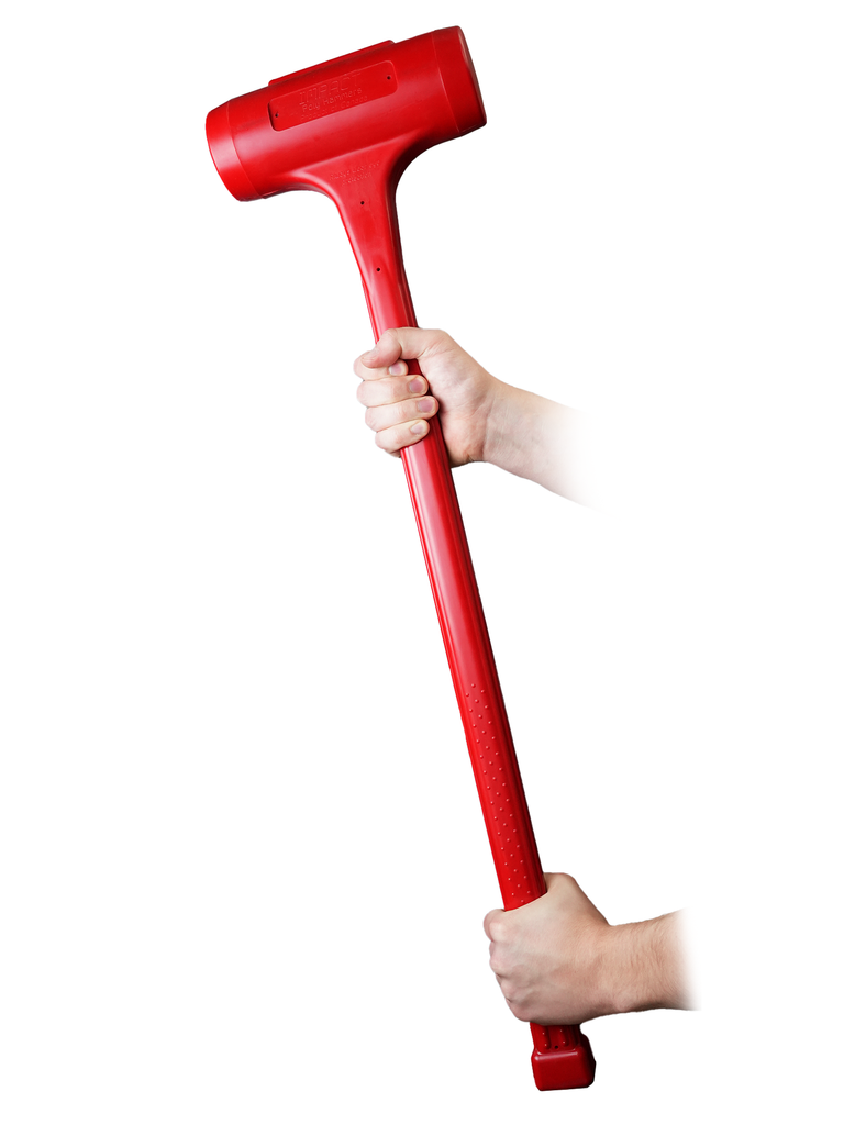 Impact Poly Hammers 12 Lbs Red Polyurethane Dead Blow Sledge Hammer