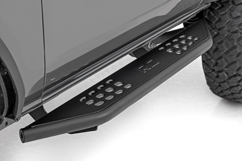 OV2 Running Boards Side Step Bars 2-Door Ford Bronco (2 Door) (21-25) Rough Country