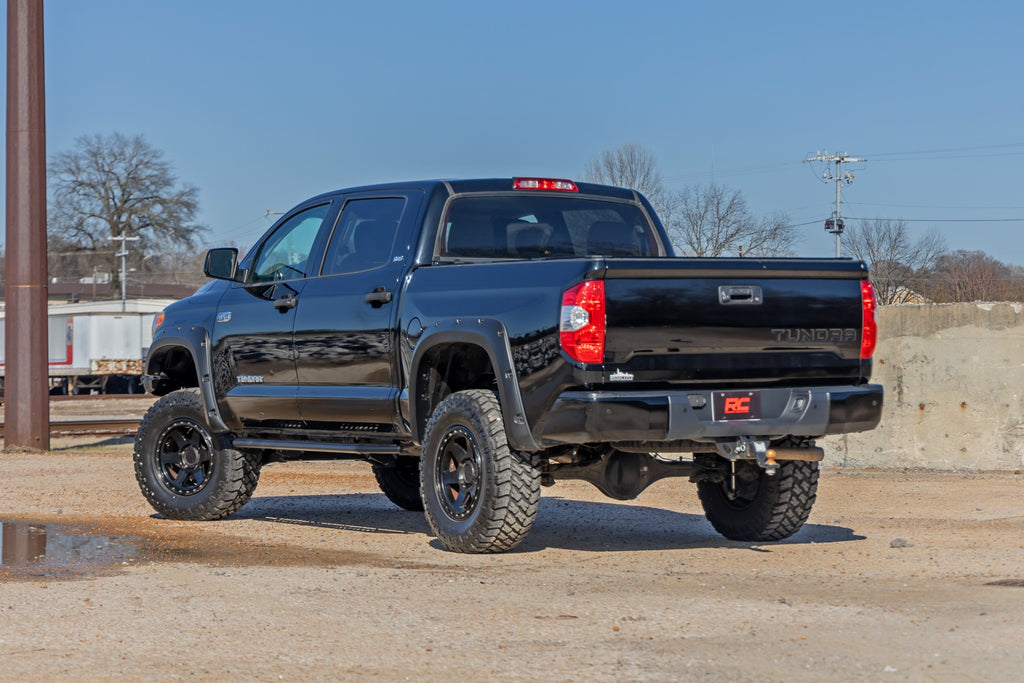 OV2 Running Boards Side Step Bars Crew Cab Toyota Tundra 2WD/4WD (07-21) Rough Country