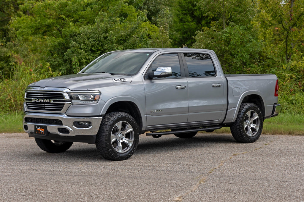 OV2 Running Boards Side Step Bars Crew Cab Ram 1500 (19-26)/1500 TRX (21-24) Rough Country