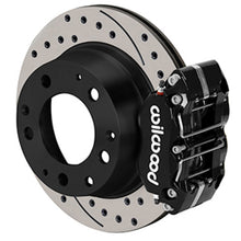Cargar imagen en el visor de la galería, Wilwood 69-83 Porsche 911 Narrow Dynapro-P Radial Rear Brake Kit Black Caliper SRP Drill/Slot Rotor
