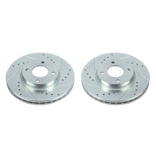 Cargar imagen en el visor de la galería, Power Stop 18-19 Nissan Kicks Front Evolution Drilled &amp; Slotted Rotors - Pair