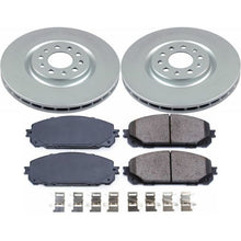 Cargar imagen en el visor de la galería, Power Stop 17-19 Jeep Cherokee Front Z17 Evolution Geomet Coated Brake Kit