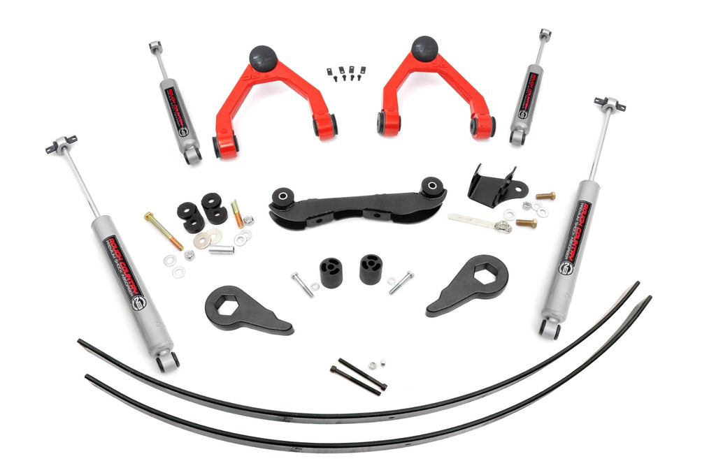 2-3 Inch Lift Kit Rear AAL Red Silverado/Sierra 1500 Truck & SUV 4WD (1988-1999) Rough Country