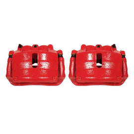 Power Stop 2009 Ford F-150 Front Red Calipers w/Brackets - Pair