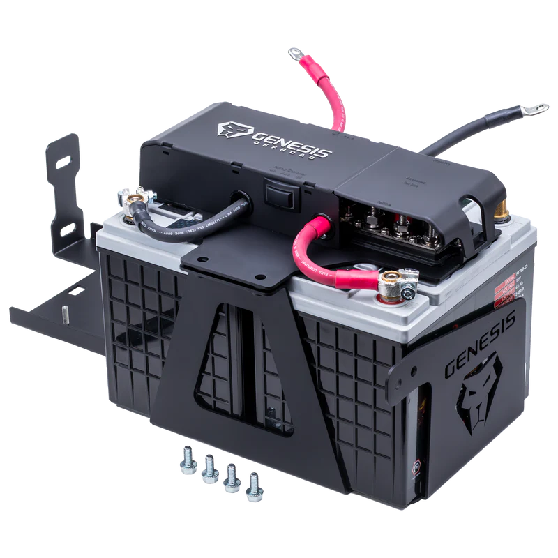 Genesis Offroad Gen 3 Dual Battery Kit | 185-JLDBKG3 | 2018 - 2025 Jeep Wrangler JL / JLU 3.6L or 2.0L Gas