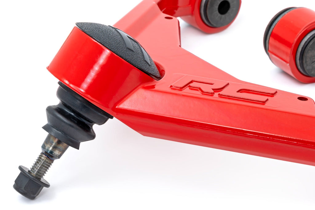 Red Forged Upper Control Arms 3 Inch Lift Silverado/Sierra 2500HD (01-10) Rough Country