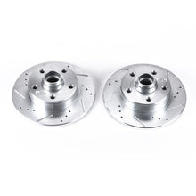 Cargar imagen en el visor de la galería, Power Stop 92-95 Volkswagen Corrado Rear Evolution Drilled &amp; Slotted Rotors - Pair