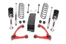 Cargar imagen en el visor de la galería, 3.5 Inch Lift Kit N3 Struts Forged UCAs RED Chevy/GMC SUV 1500 (07-20) Rough Country