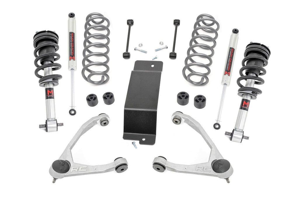 3.5 Inch Lift Kit M1 Struts Forged UCAs Chevy/GMC SUV 1500 2WD/4WD (2007-2020) Rough Country