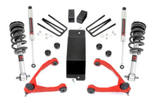 Load image into Gallery viewer, 3.5 Inch Lift Kit Forged UCA M1 Strut - Red Silverado/Sierra 1500 (14-16) Rough Country