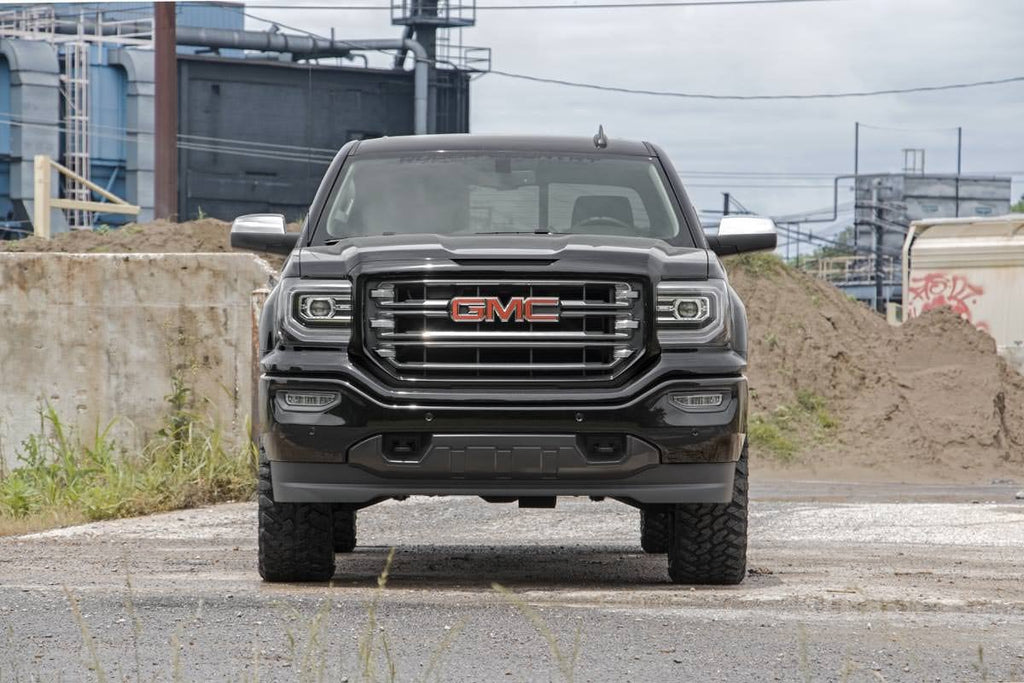 3.5 Inch Lift Kit Forged UCA Vertex/V2 Red Silverado/Sierra 1500 (07-16) Rough Country