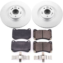 Cargar imagen en el visor de la galería, Power Stop 2011 Hyundai Equus Front Z17 Evolution Geomet Coated Brake Kit