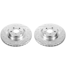 Cargar imagen en el visor de la galería, Power Stop 09-14 Mercedes-Benz CL550 Front Evolution Drilled &amp; Slotted Rotors - Pair