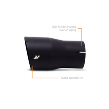 Cargar imagen en el visor de la galería, Mishimoto Clamo-On Single Wall Exhaust Tip 5in Outlet - Black