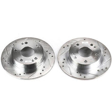 Cargar imagen en el visor de la galería, Power Stop 04-08 Acura TSX Rear Evolution Drilled &amp; Slotted Rotors - Pair