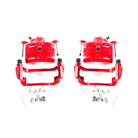 Power Stop 02-04 Honda CR-V Front Red Calipers w/Brackets - Pair