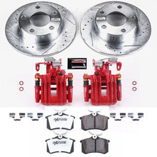 Cargar imagen en el visor de la galería, Power Stop 98-01 Audi A6 Quattro Rear Z26 Street Warrior Brake Kit w/Calipers