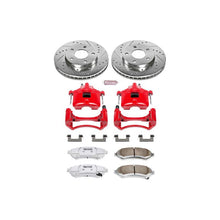 Cargar imagen en el visor de la galería, Power Stop 97-05 Buick Century Front Z26 Street Warrior Brake Kit w/Calipers