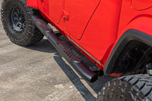 Cargar imagen en el visor de la galería, Oval Nerf Steps Black Jeep Gladiator JT 4WD (2020-2025) Rough Country