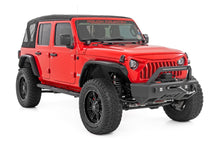Load image into Gallery viewer, Oval Nerf Steps 4 Door Black Jeep Wrangler Unlimited 4WD (2018-2026) Rough Country