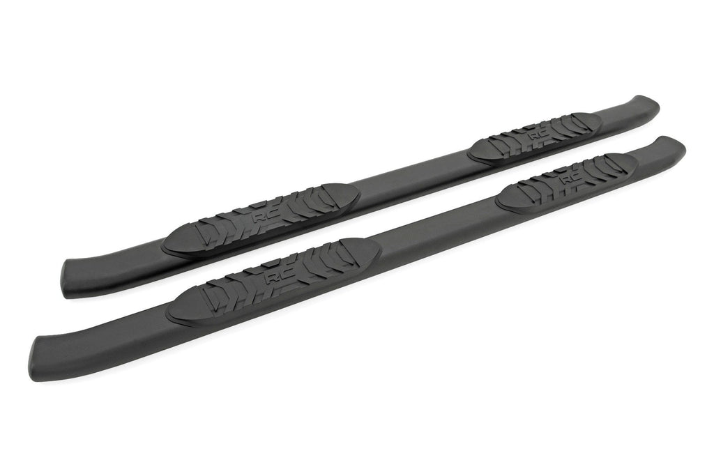 Oval Nerf Step Double Cab Black Toyota Tacoma 2WD/4WD (2024-2026) Rough Country