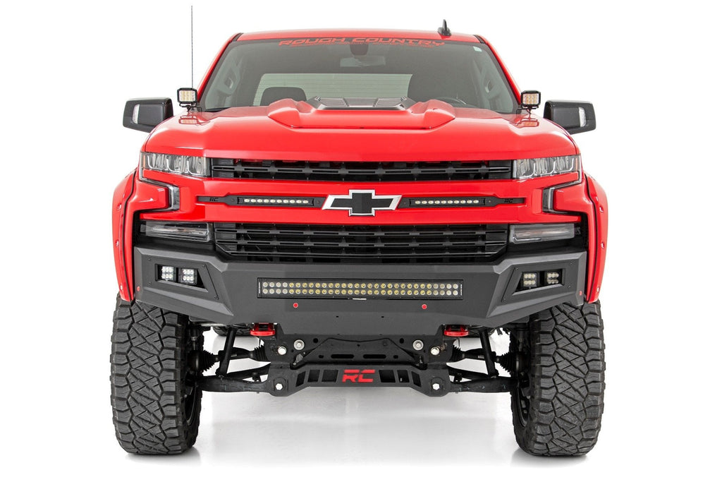 6 Inch Lift Kit Mono Leaf Rear Diesel Chevy Silverado 1500 4WD (22-24) Rough Country