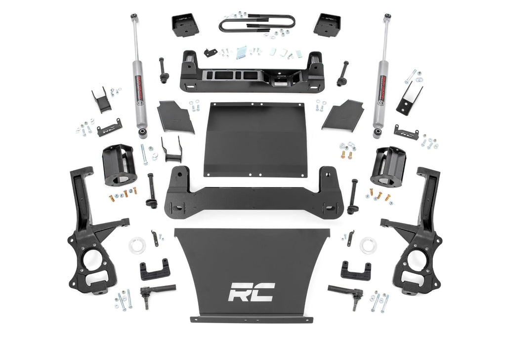 6 Inch Lift Kit Mono Leaf Rear Chevy Silverado 1500 4WD (2025-2026) Rough Country