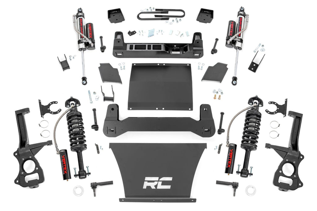 6 Inch Lift Kit Mono Leaf Rear Vertex Chevy Silverado 1500 4WD (25-26) Rough Country
