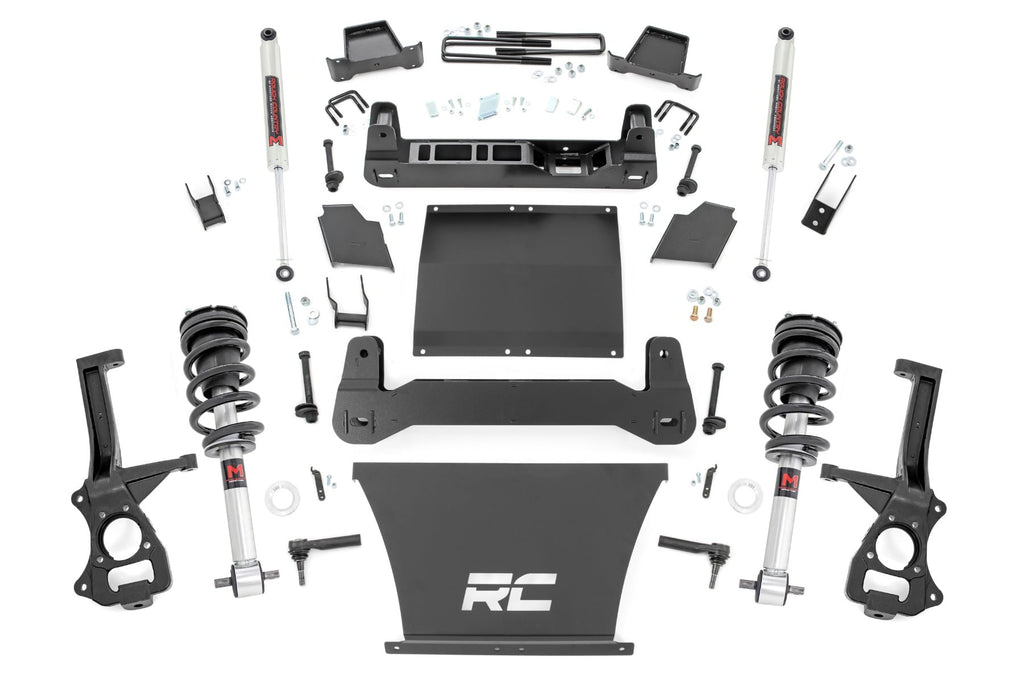 6 Inch Lift Kit M1 Struts/M1 Chevy Silverado 1500 4WD (2019-2024) Rough Country